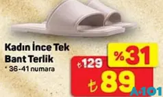 JUNO KADIN İNCE TEK BANT TERLİK